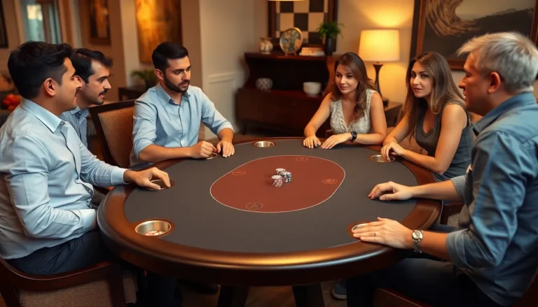 oval poker table